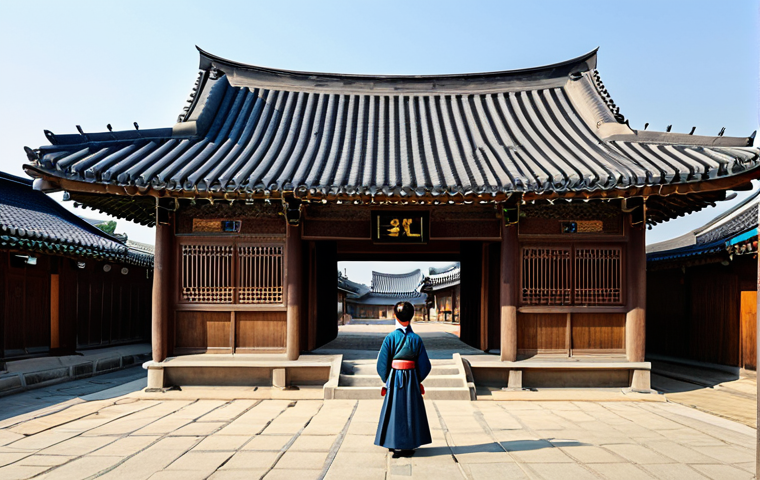 **

"A beautifully restored Hanok house in Jeonju, South Korea, fully clothed people enjoying the central courtyard, traditional Korean architecture, safe for work, perfect anatomy, correct proportions, family-friendly scene, appropriate attire, professional photography, high quality."

**
